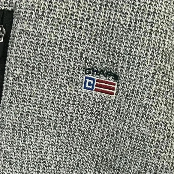 Chaps Men’s XL Fleece Lined Full Zip Sweater - Picture 4 of 9